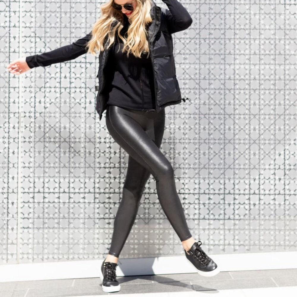 Spanx Leather Leggings
